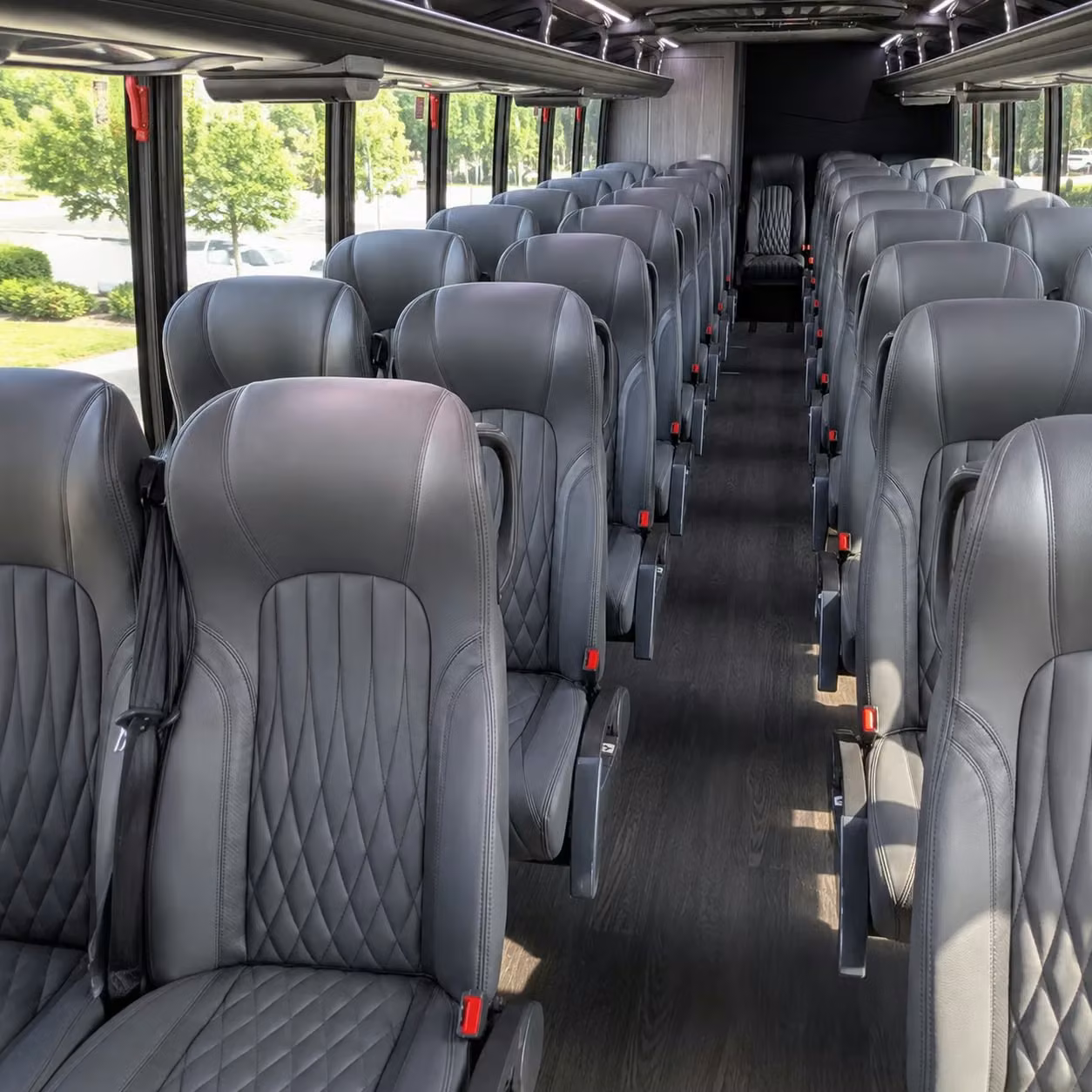 28 passenger minibus inside
