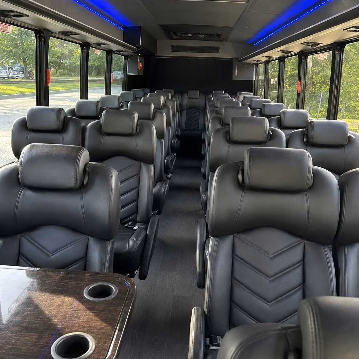 30 passenger minibus interior