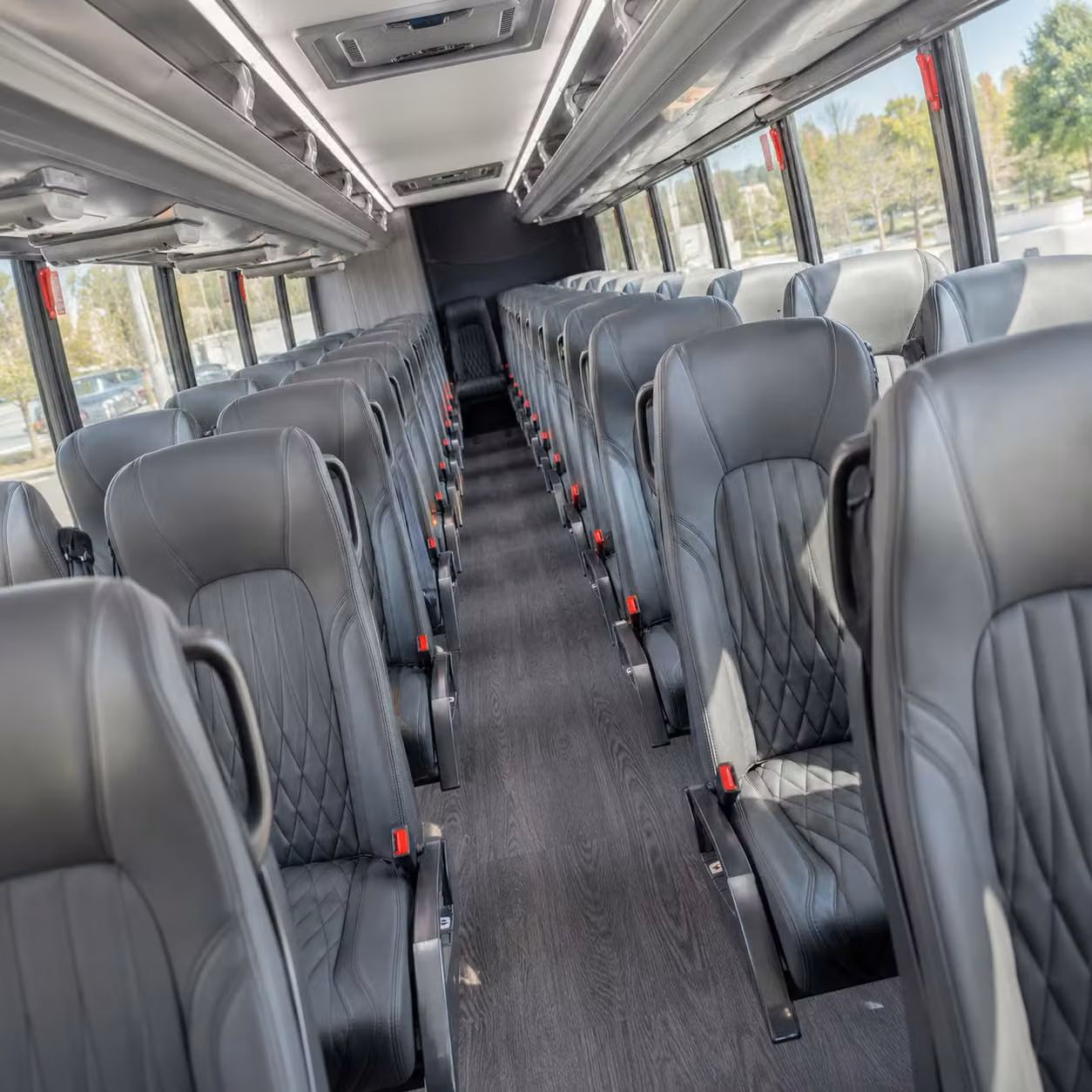 35 passenger minibus interior
