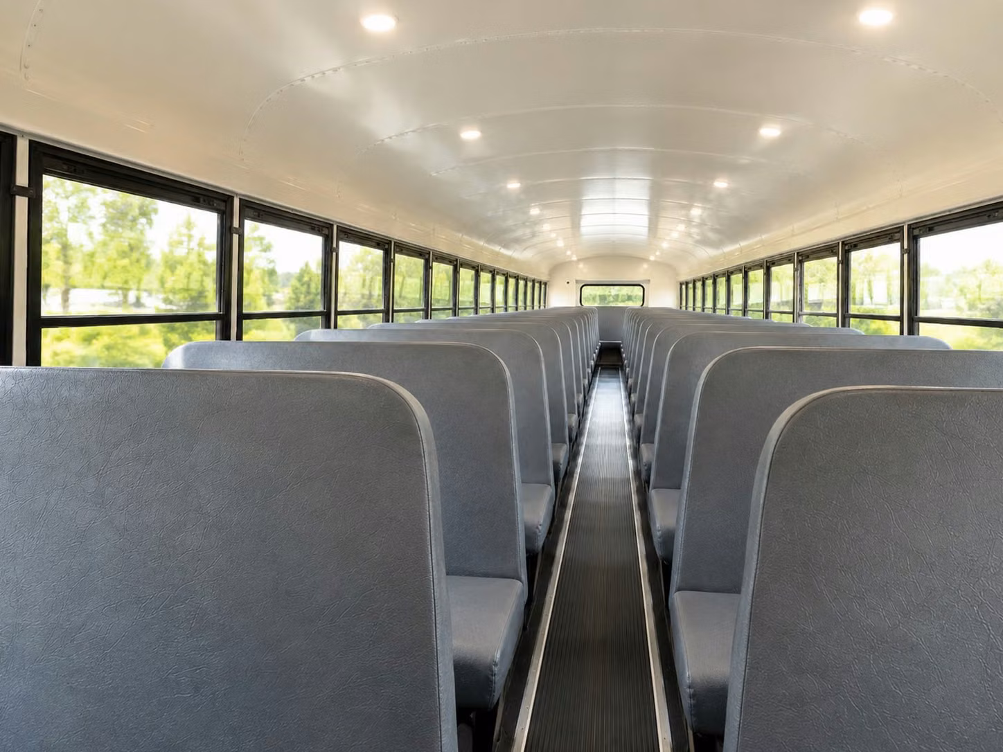 school bus interior