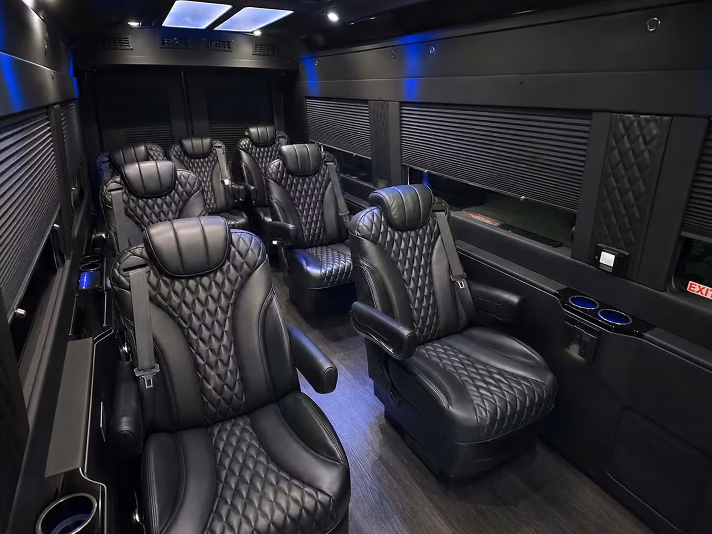 sprinter van with driver inside